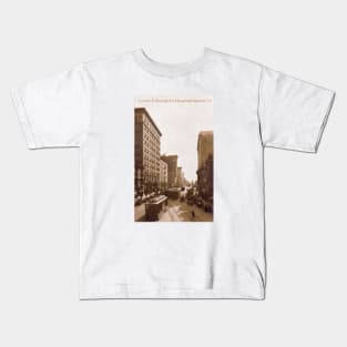 1915 Street Scene Oakland, California Kids T-Shirt